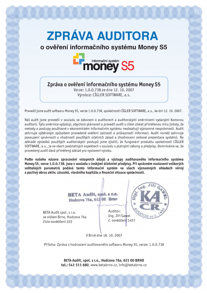 Audit Money S5