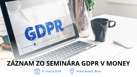 Školenie o GDPR v ERP Money