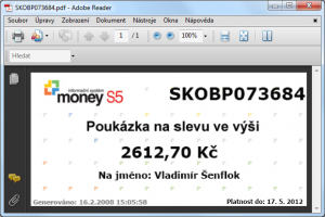 Slevový kupón